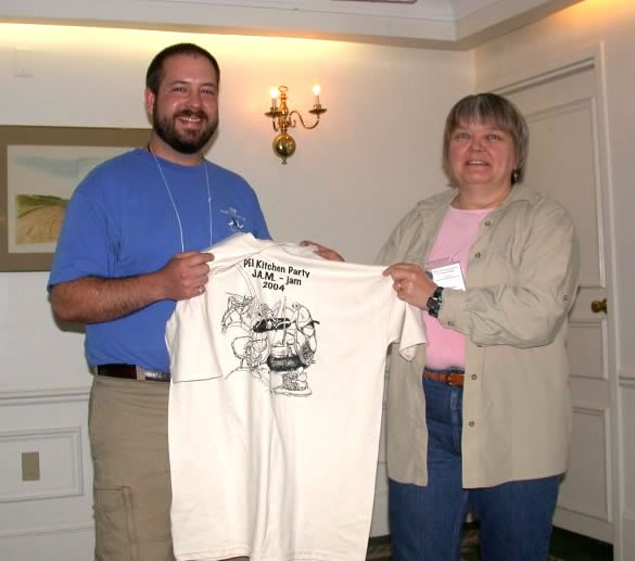 Andrew Morrison of UNB's Population Ecology Group was runner up for best student paper.  Photo by George Fanjoy.